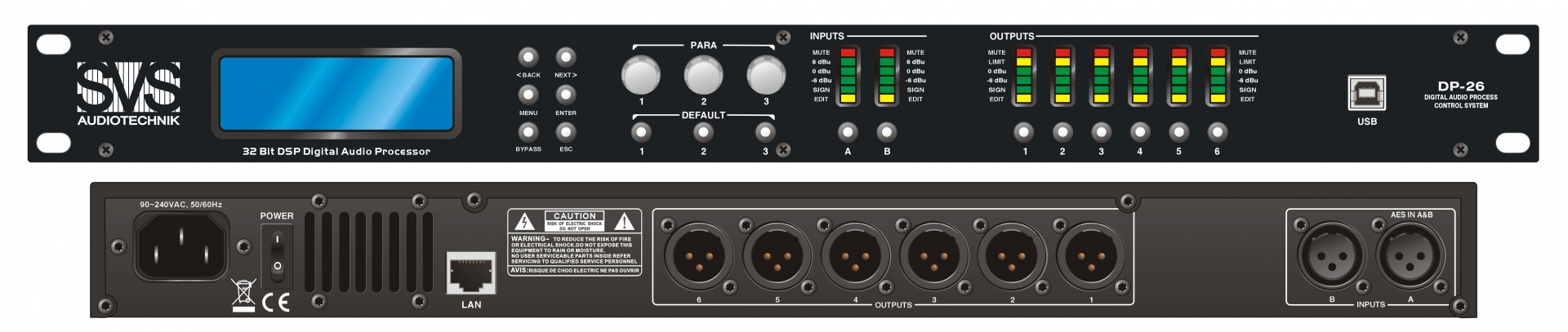SVS Audiotechnik DP-26 Цифровой процессор: 2 входа 6 выходов в Цивильске
