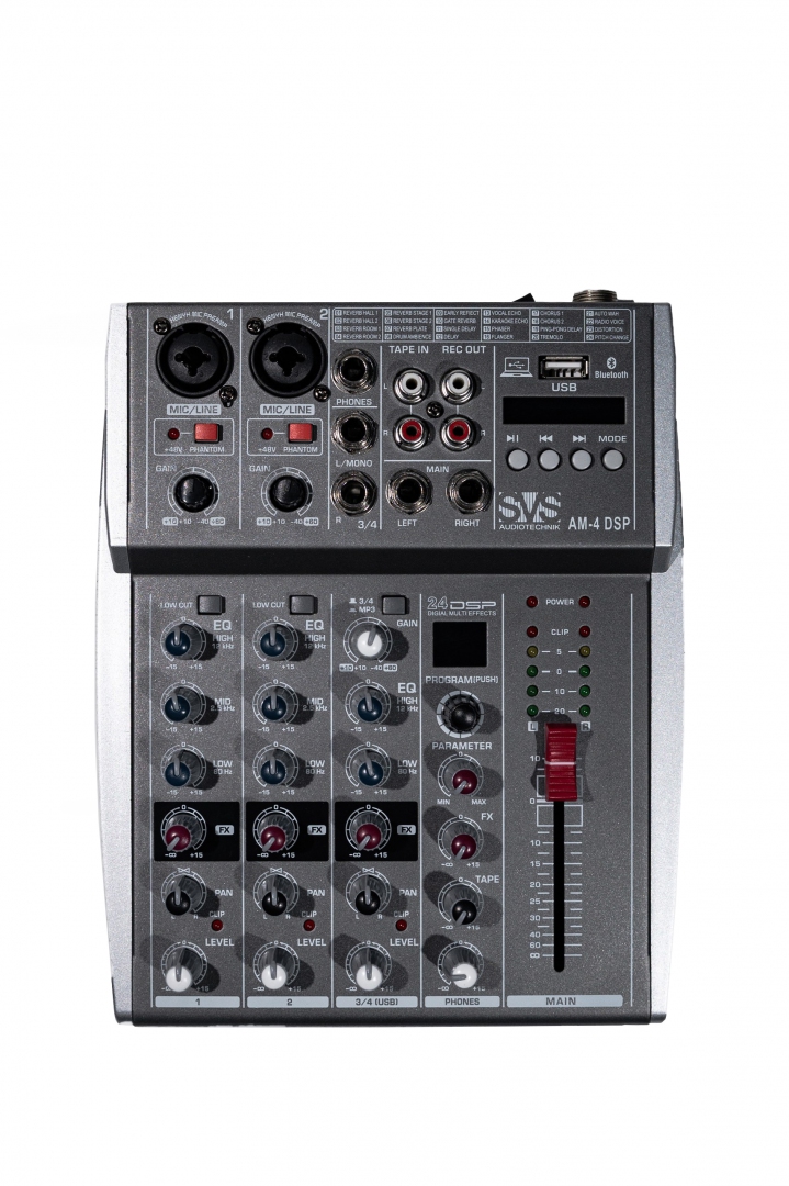 SVS Audiotechnik mixers AM-4 DSP Аналоговый микшерный пульт, 4-канала в Цивильске