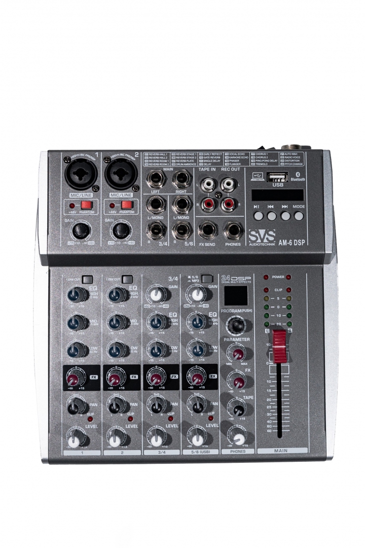 SVS Audiotechnik mixers AM-6 DSP Микшерный пульт аналоговый, 6-канальный SVS Audiotechnik mixers в Цивильске