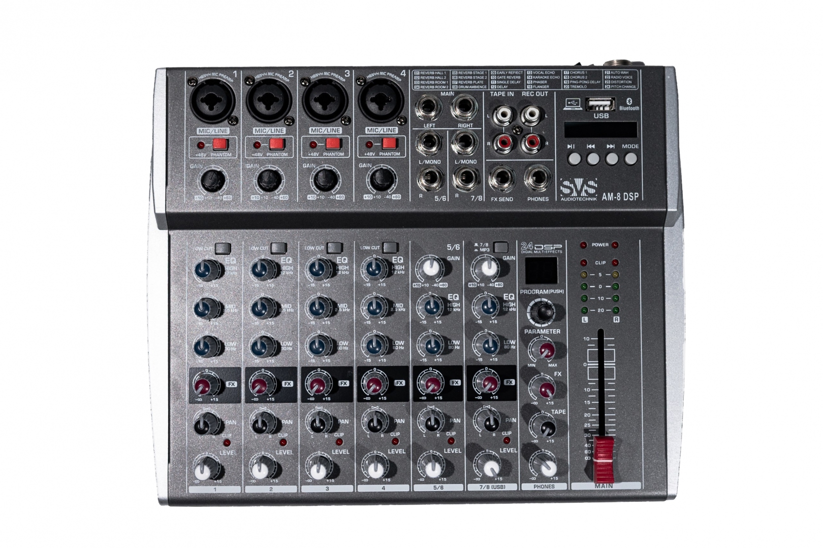 SVS Audiotechnik mixers AM-8 DSP Микшерный пульт аналоговый, 8-канальный в Цивильске